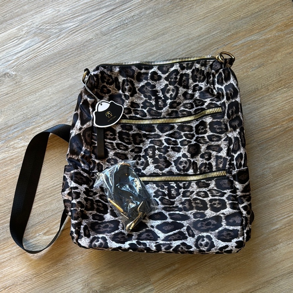 Leopard Print Crossbody Bag